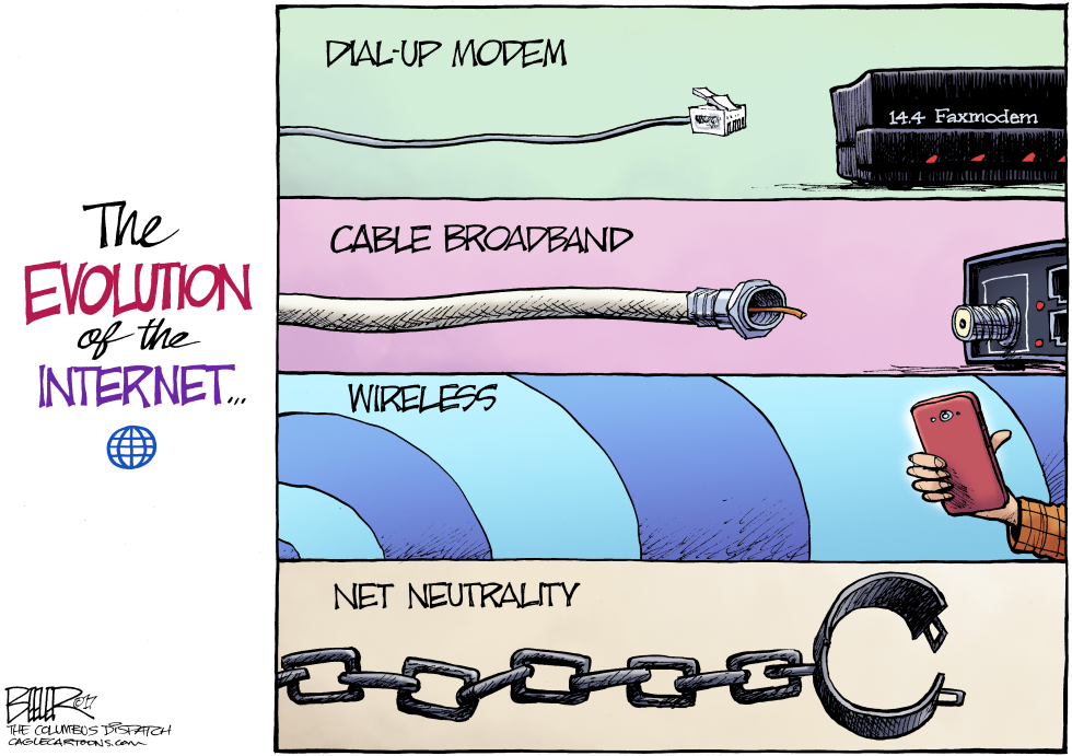  INTERNET EVOLUTION by Nate Beeler