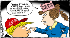 GENDER EQUALITY by Bob Englehart