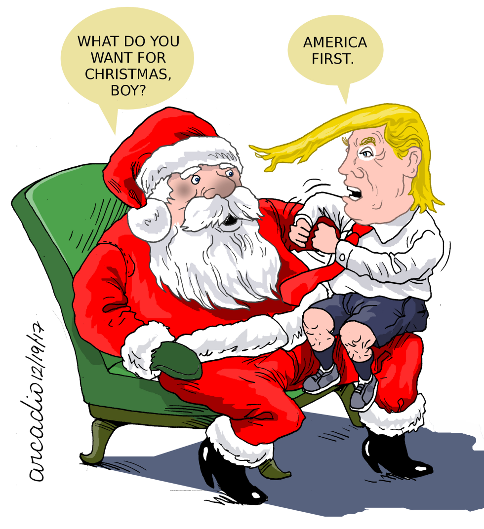  A CHRISTMAS GIFT TO TRUMP by Arcadio Esquivel