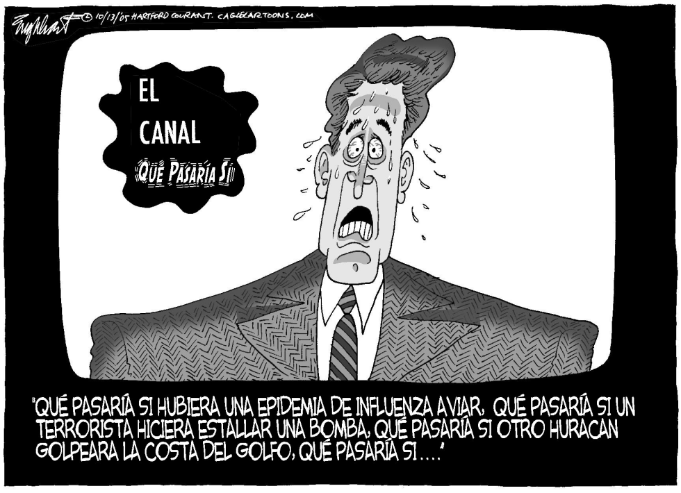  EL CANAL QUE PASARIA SI by Bob Englehart