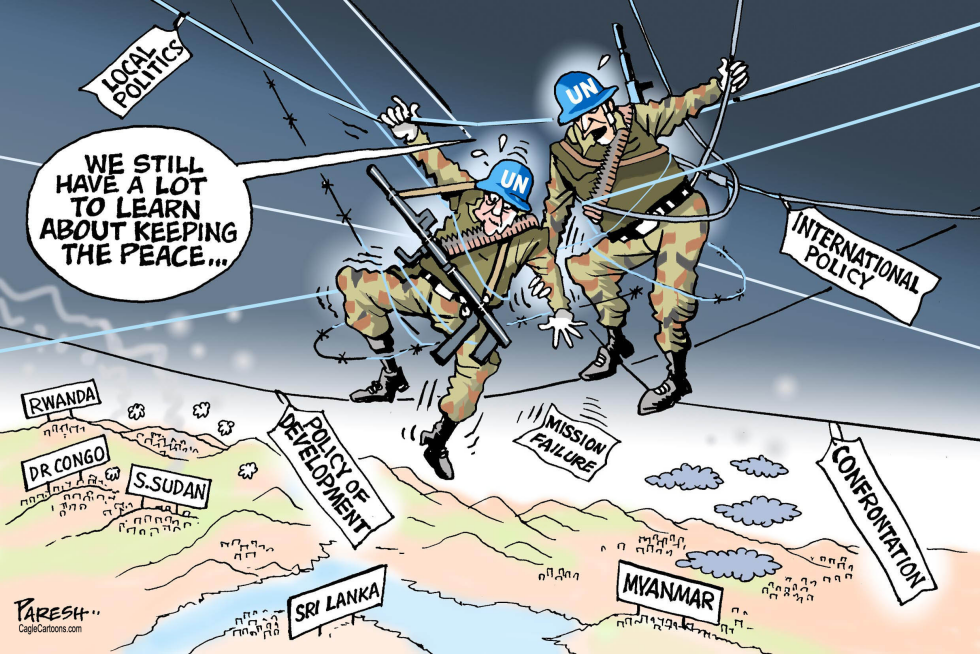  UN IN CONFLICT ZONES by Paresh Nath