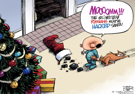 SANTA HACKED by Nate Beeler