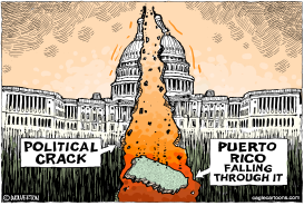 PUERTO RICO FALLS THROUGH THE CRACK by Wolverton