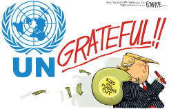 UNGRATEFUL UN by Rick McKee