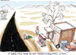 WAR ON CHRISTMAS by Pat Bagley