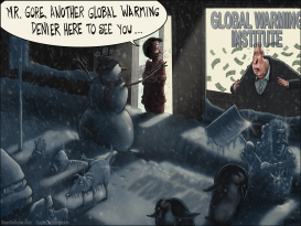 GORE WEATHER GLOBAL WARMING by Sean Delonas