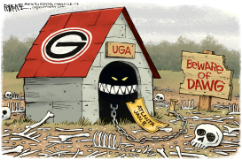 BEWARE OF DAWG by Rick McKee