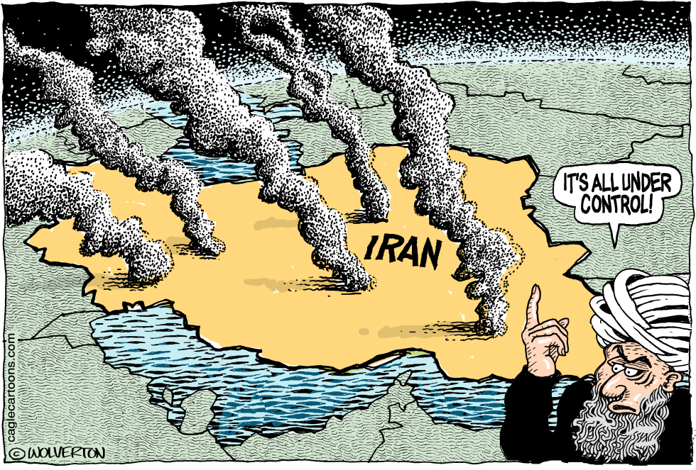  IRAN PROTESTS by Wolverton