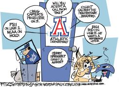 UNIVERSITY OF ARIZONA SPORTS by David Fitzsimmons