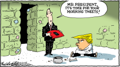 TRUMP TWEETS by Bob Englehart