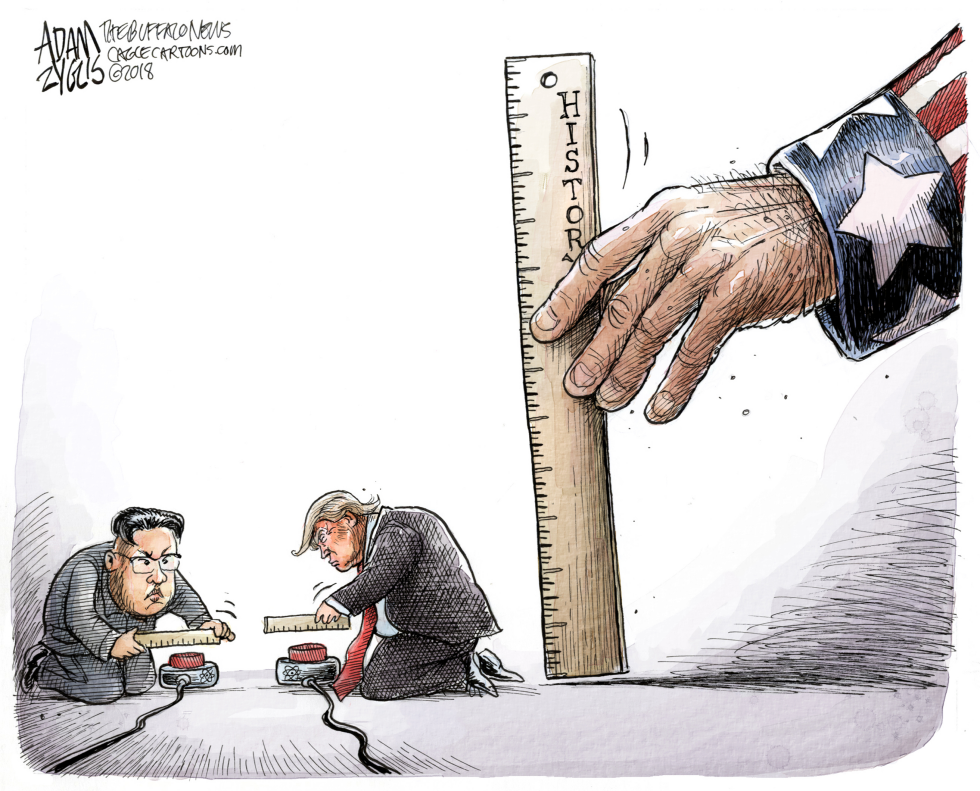  MEASURING UP by Adam Zyglis