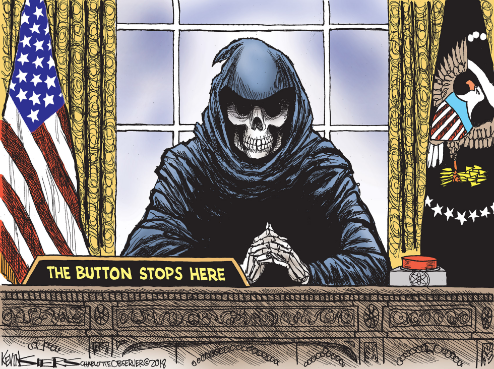  BUTTON STOPS HERE by Kevin Siers