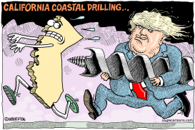 CALIFORNIA COASTAL DRILLING by Wolverton