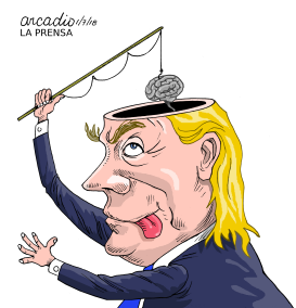 LITTLE BRAIN TRUMP/PEQUEñO CEREBRO TRUMP by Arcadio Esquivel