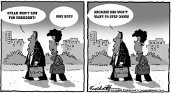 PRESIDENT OPRAH by Bob Englehart