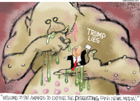 TRUMP TROLL by Pat Bagley