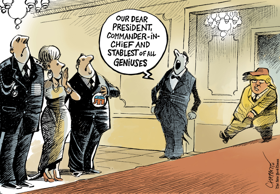  GENIUS-IN-CHIEF by Patrick Chappatte