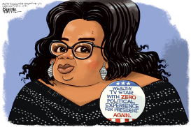 OPRAH FOR PREZ by Rick McKee