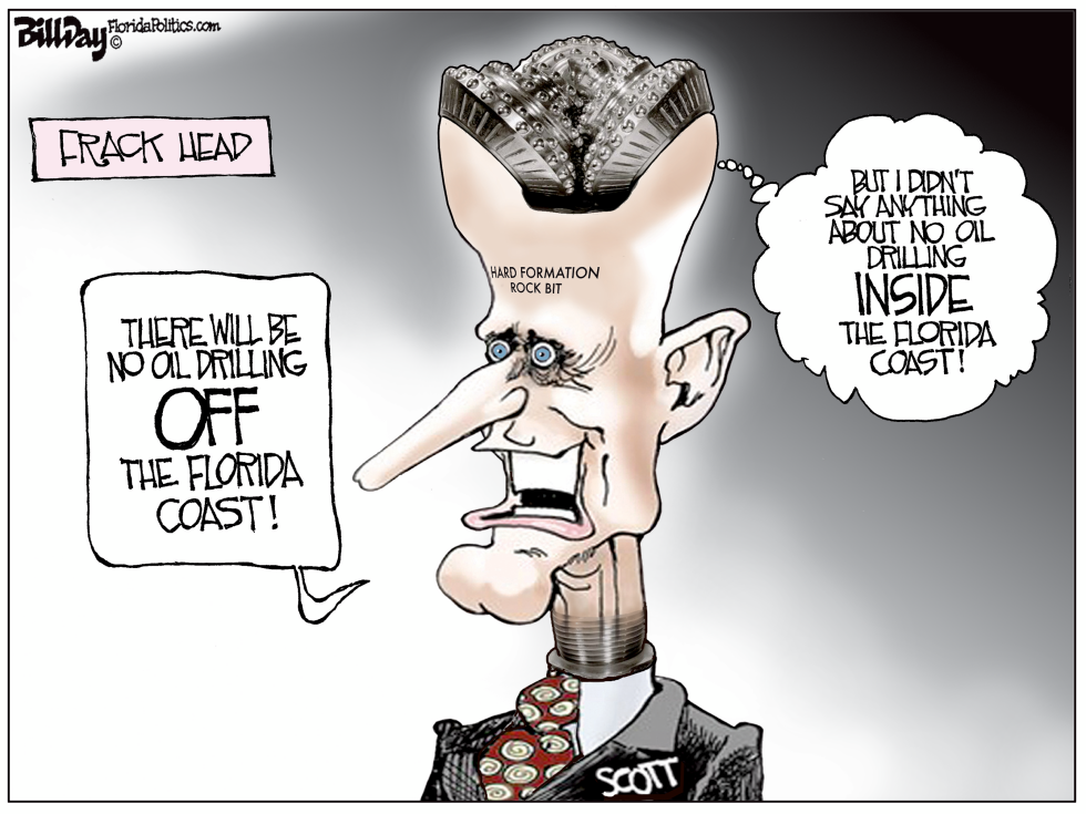  FRACK HEAD by Bill Day