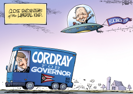 LOCAL OH KUCINICH AND CORDRAY by Nate Beeler