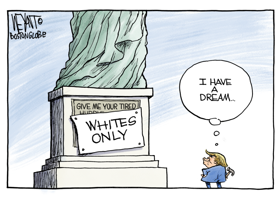  TRUMP'S REAL DREAM by Christopher Weyant