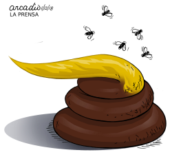 TRUMP MATERIALISATION/ MATERIALIZACIóN DE TRUMP by Arcadio Esquivel