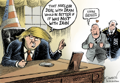 TRUMP AND THE IRAN DEAL by Patrick Chappatte