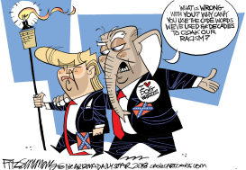 TRUMP AND RACE by David Fitzsimmons