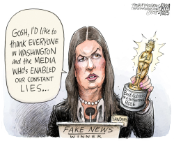 FAKE NEWS AWARDS by Adam Zyglis