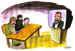 SADDAM'S TRIAL  by Christo Komarnitski