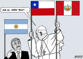 POPE IN CHILE AND PERU by Rainer Hachfeld