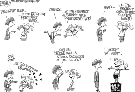 UTAH GROUPIES FOR BUSH by Pat Bagley