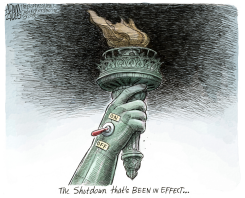 SHUTDOWN by Adam Zyglis