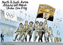 TRUMP UNITES THE TWO KOREAS by Patrick Chappatte