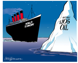 OIL PRICES WILL SINK WORLD ECONOMY by Patrick Corrigan