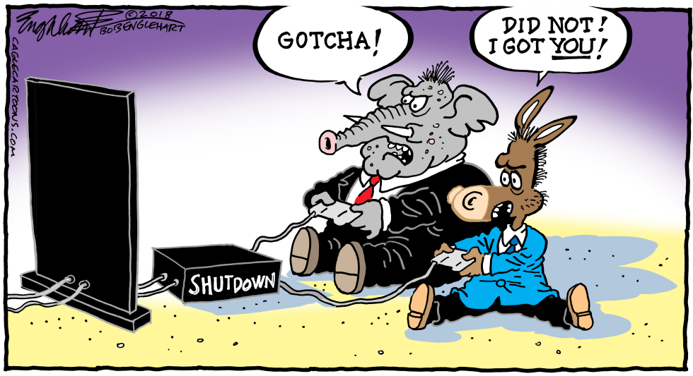  SHUTDOWN by Bob Englehart