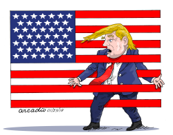 TRUMP COMIENZA SU SEGUNDO AñO by Arcadio Esquivel