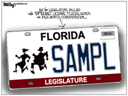 LICENSE PLATEFLORIDA by Bill Day