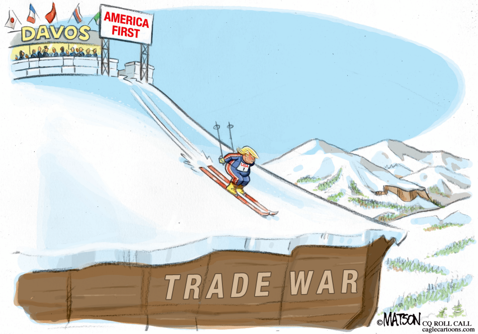  TRUMP LEADS THE WAY AT DAVOS WORLD ECONOMIC FORUM by RJ Matson