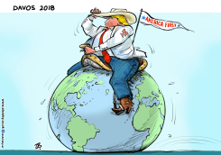 DAVOS 2018 by Emad Hajjaj