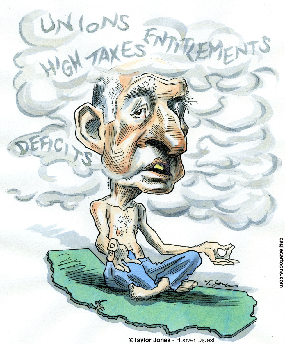  JERRY BROWN UP IN SMOKE by Taylor Jones