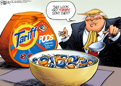 TARIFF PODS by Nate Beeler