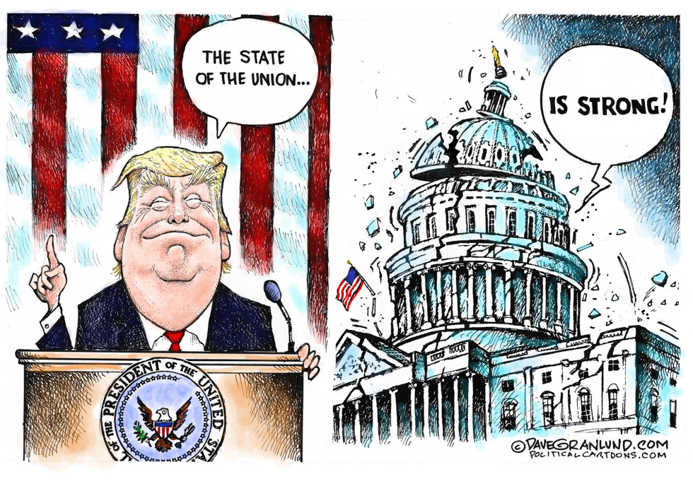  TRUMP STATE OF THE UNION by Dave Granlund