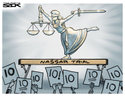 GYMNASTIC JUSTICE by Steve Sack