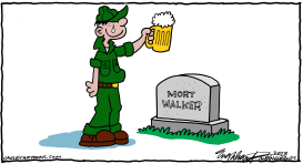 MORT WALKER by Bob Englehart