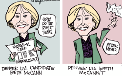 DENVER DA MCCANN by Mike Keefe