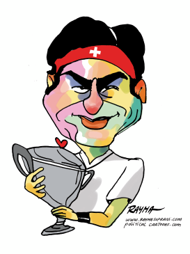 ROGER FEDERER by Rayma Suprani