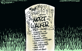 MORT WALKER -RIP by Milt Priggee