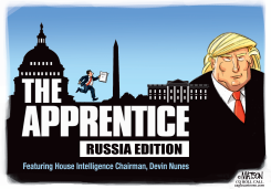 INTELLIGENCE COMMITTEE CHAIRMAN DEVIN NUNES IS THE APPRENTICE by RJ Matson