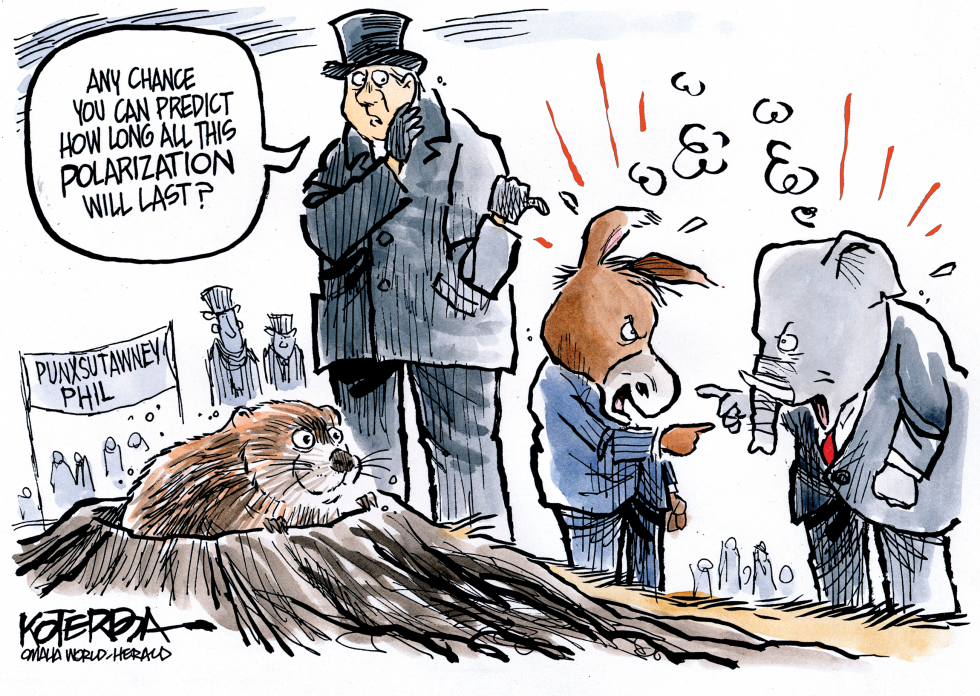  PUNXSUTAWNEY POLITICS by Jeff Koterba